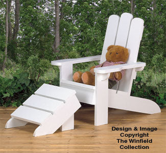 Kid's Adirondack Chair Wood Plans