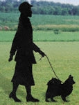 Lady & Dog Shadow Woodcrafting Pattern(F)