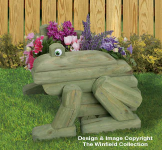Landscape Timber Frog Planter Plans