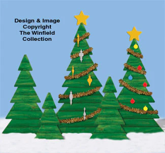 Landscape Timber Pine Trees Plan