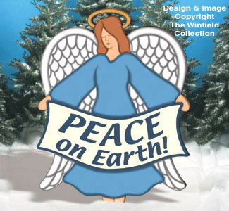 Large Angel Woodcrafting Pattern