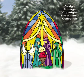 Large Dazzling Nativity Pattern