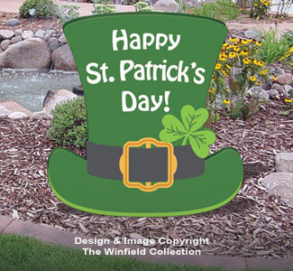 Large Leprechaun Hat Sign Pattern