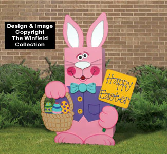 Large Patio Paver Bunny Pattern