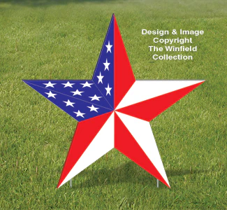 Large Patriotic Star Pattern