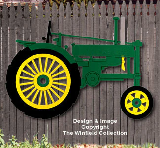 Large Tractor Woodcraft Pattern