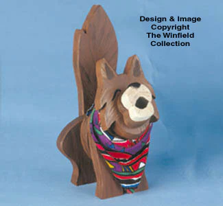Layered Coyote Woodcraft Pattern