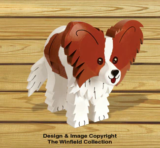 Layered Papillon Woodcraft Pattern