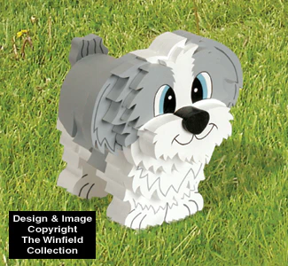 Layered Shih Tzu Woodcraft Pattern