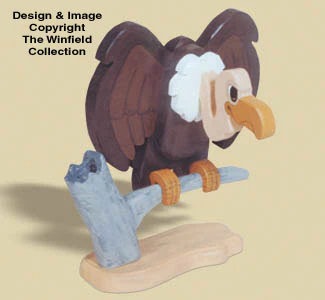 Layered Vulture Woodcraft Pattern