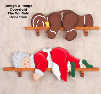 Lazy Mrs. Claus and Gingerbread Man Pattern