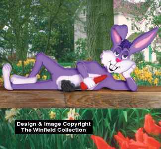 Lazy Rabbit Woodcrafting Pattern(F)