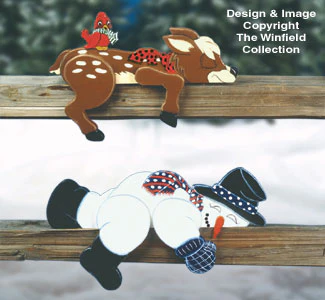 Lazy Winter Pals Wood Pattern