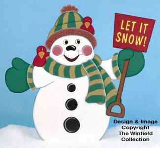 Let It Snow Woodcrafting Pattern(F)