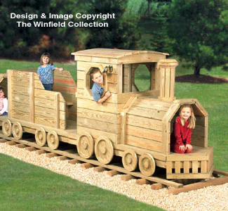 Locomotive and Coal Car Play Structure Plans [PG1 & 2]