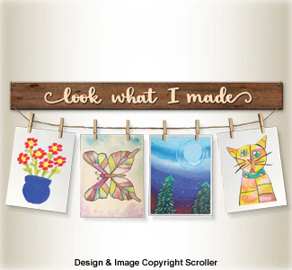 Look What I Made Wall Art Pattern