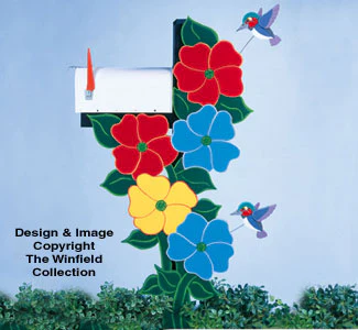 Mailbox Post Cover #3 Woodcraft Pattern(F)