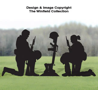 Male and Female Fallen Soldier Pattern Set (Z-2151 & 2494)(W)