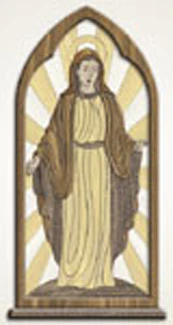 Mary - Mother of God Intarsia Project Pattern