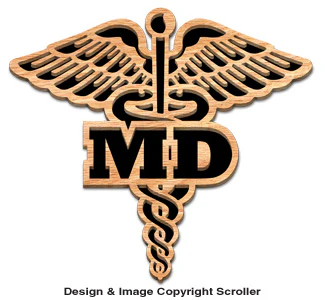 MD Caduceus Pattern