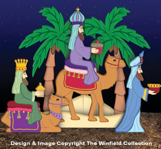 Medium Colorful Silent Night #3 Pattern (Kings)