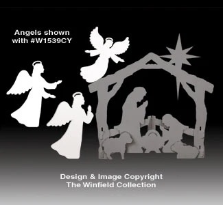 Medium Silent Night Angels Pattern