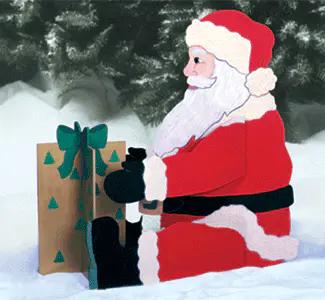 Medium & Small Santas Woodcraft Pattern(F)