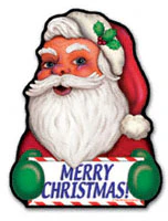 Merry Santa Magnet
