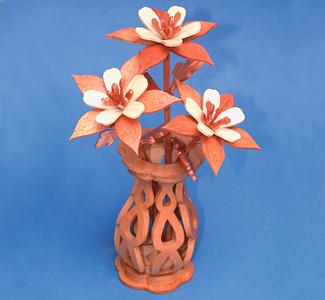 Mini Columbine & Vase Compound Cut Project Patterns