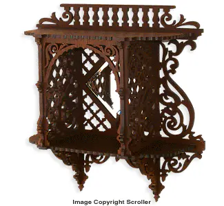 Mirrored Display Cabinet Project Pattern