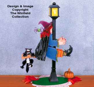 Misguided Witch Woodcraft Pattern(F)