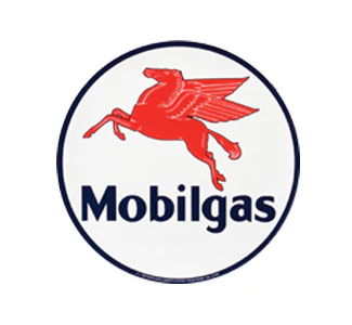 Mobil Gas 12" Vinyl Decal