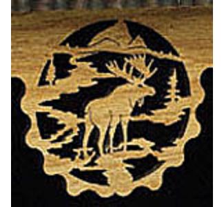 Moose Territory Shelf  Project Pattern