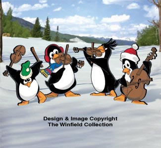 Musical Penguins Pattern Set [Z-1743 & 1774]