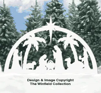 Nativity and Christmas Sign Pattern Set (W1633 & W1634)