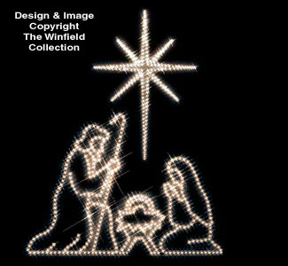 Nativity and Star Nite-Lite Pattern Set (LYD53, LYD62)