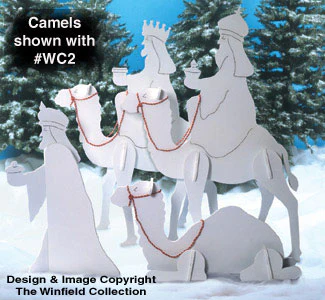 Nativity Camels Woodcraft Pattern