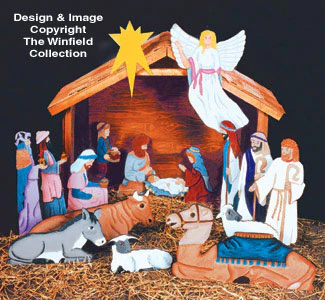 Nativity Scene Pattern Set 2/3 Life-Size