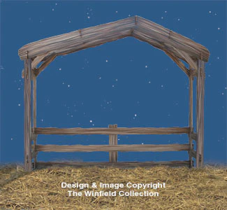 Nativity Stable Woodcraft Pattern