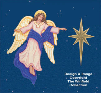 Nativity Star & Angel Woodcraft Patterns