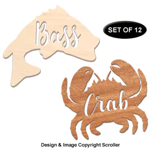 Nautical Creature Wall Art Design Patterns