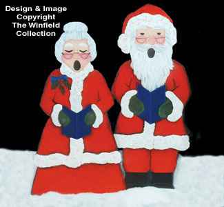 North Pole Carolers Woodcraft Pattern(F)