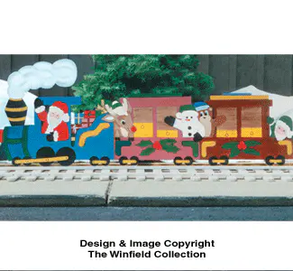 North Pole Express Woodcraft Pattern(F)