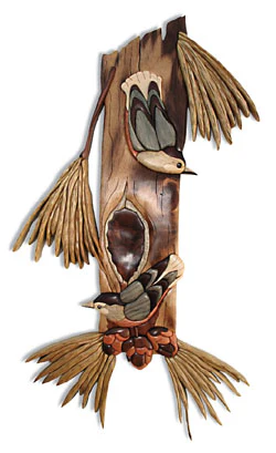 Nuthatch Duo Intarsia Pattern