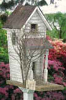 Old Country Birdhouse Wood Plan