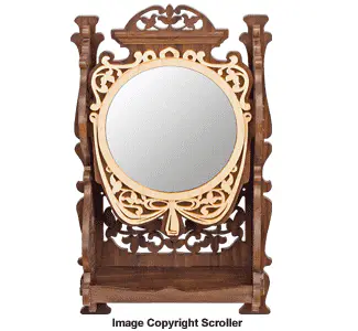 Old Fashioned Shaving Mirror Project Pattern