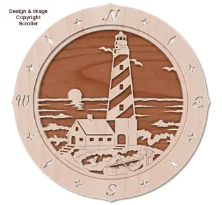 On The Horizon Frame-N-Art Scroll Design