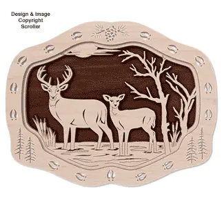On Water's Edge Frame-N-Art Scroll Design