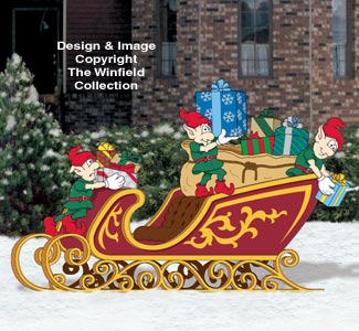 Packing Santa's Sleigh Woodcraft Pattern