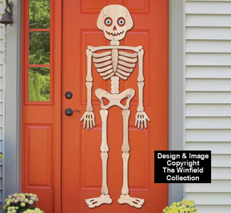 Pallet Wood Skeleton Woodcraft Pattern